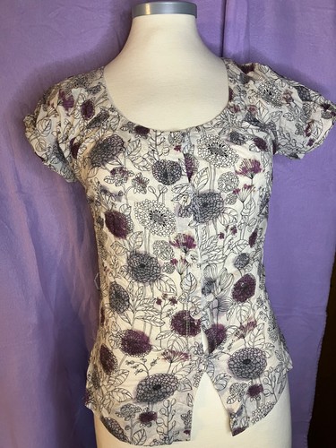 Bluse weiß blumen - weiß,