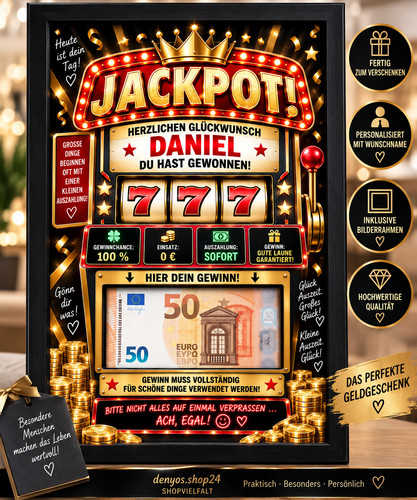 Jackpot geldgeschenk - jackpot,